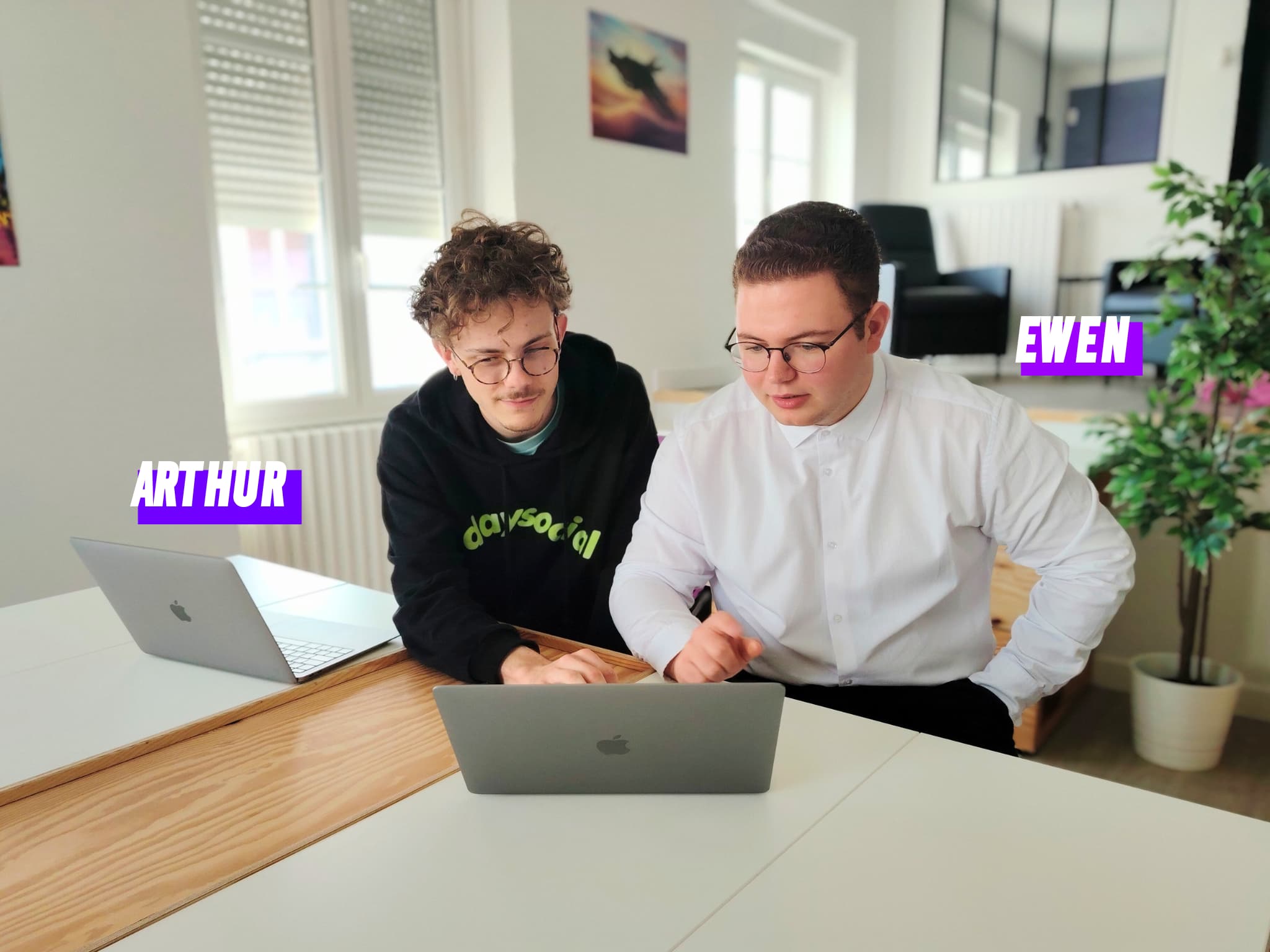 Deux stagiaires partagent notre quotidien !